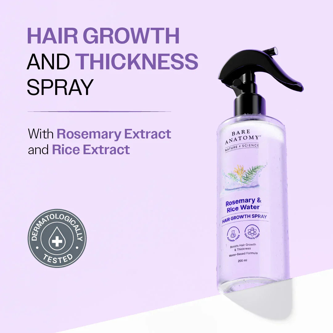 Rosemary & Rice Water Hair Growth Spray - 200 ml