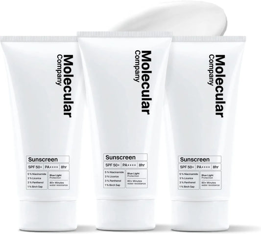 Buy 2 get 1 free || Molecular SPF 50 Broad Spectrum Sunscreen Cream – Lightweight Daily UV Protection for Healthy, Hydrated Skin