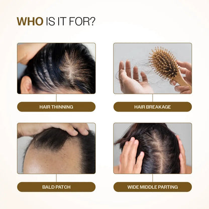 Hair Growth Serum (30 ml | Pack of 2) &amp; Scalp Massager Hair Growth Combo