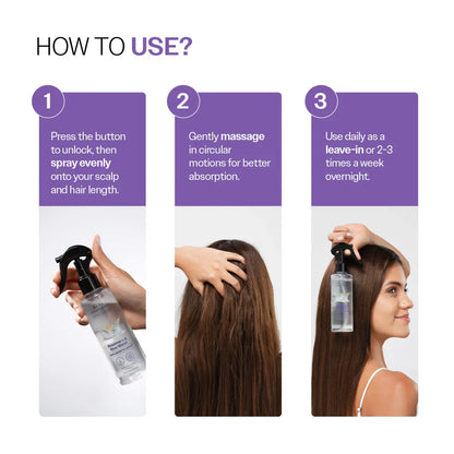 Rosemary &amp; Rice Water Hair Growth Spray - 200 ml