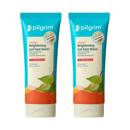 Vitamin C Brightening Gel Face Wash - Pack of 2