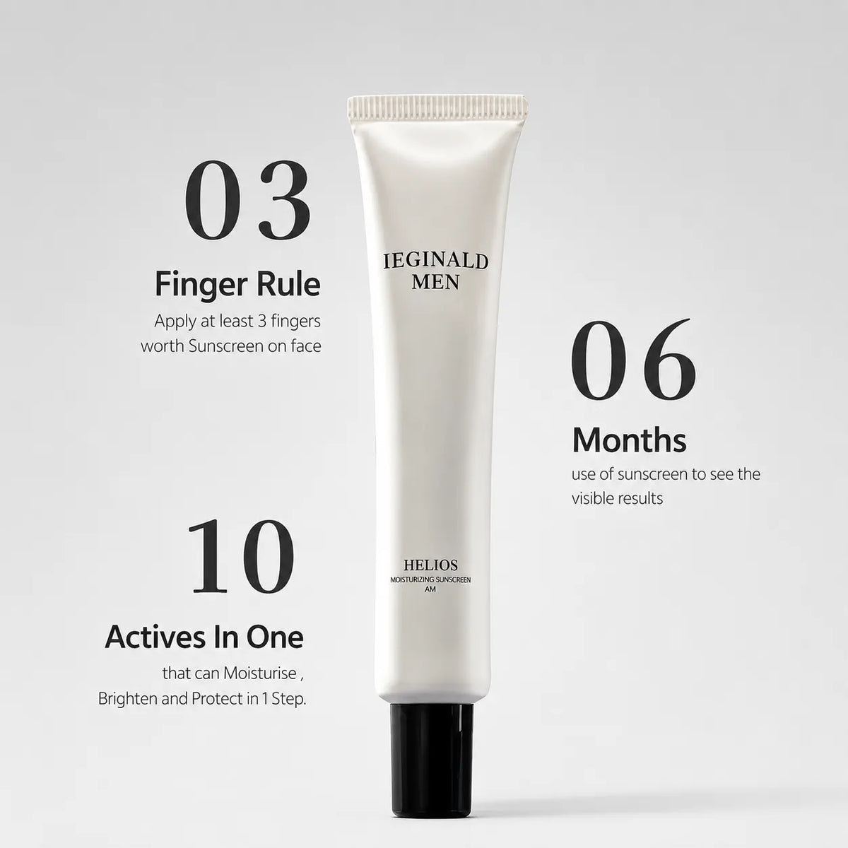 Buy 2 Get 2 Free Reginald Men SPF 50+ PA++++ Sunscreen (100g)